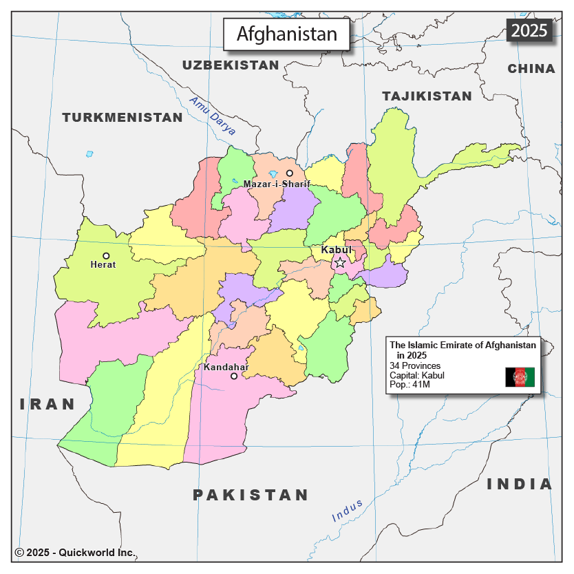 Afghanistan on the World Map: A Nation at a Crossroads