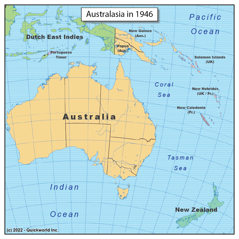 Australasia in 1946