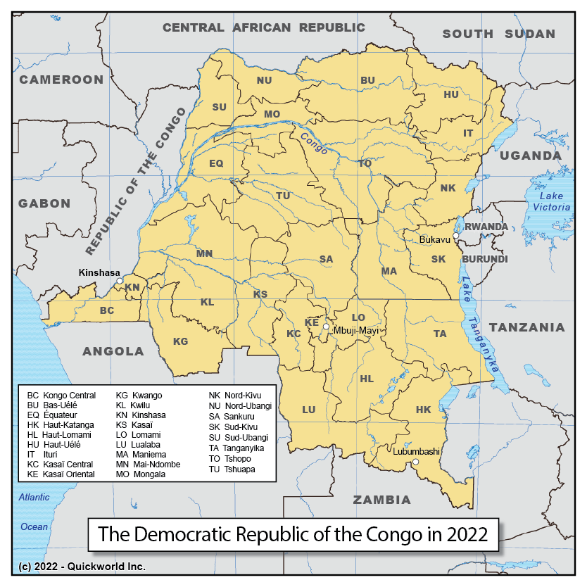 The DR of Congo in 2022