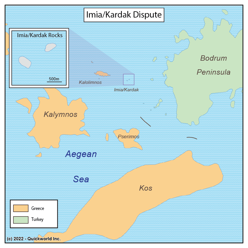 The Imia-Kardak Rocks Dispute