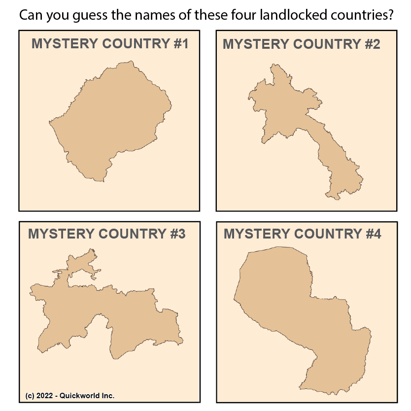 Four Landlocked Countries