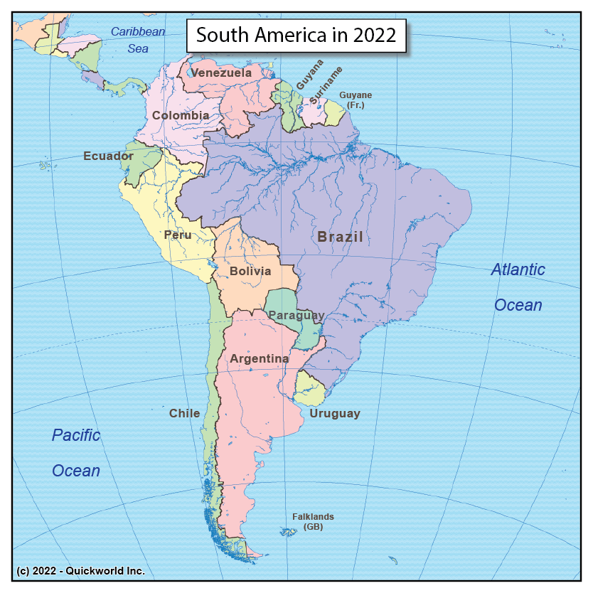 South America in 2022