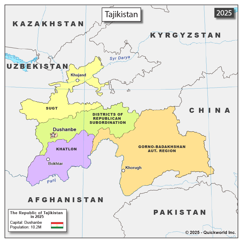 Exploring Tajikistan What Does Its Map Reveal Qmg Tjk Y25 Q01 