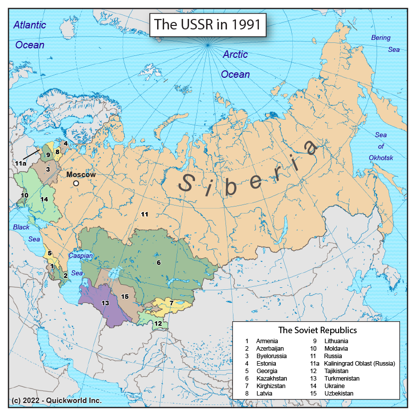 The USSR in 1991