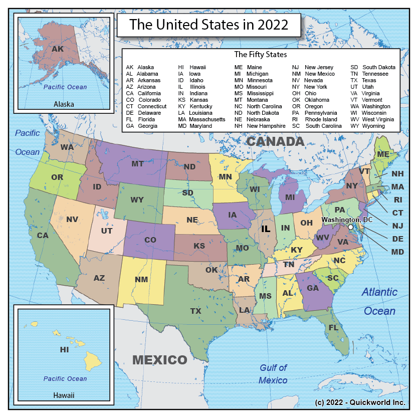 The United States in 2022