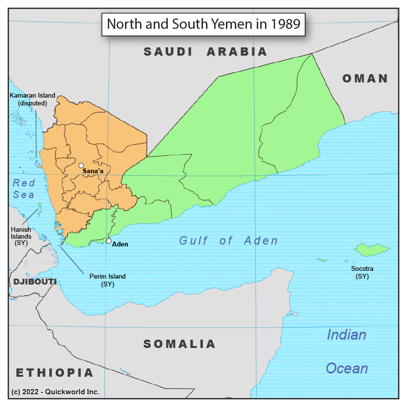 North and South Yemen