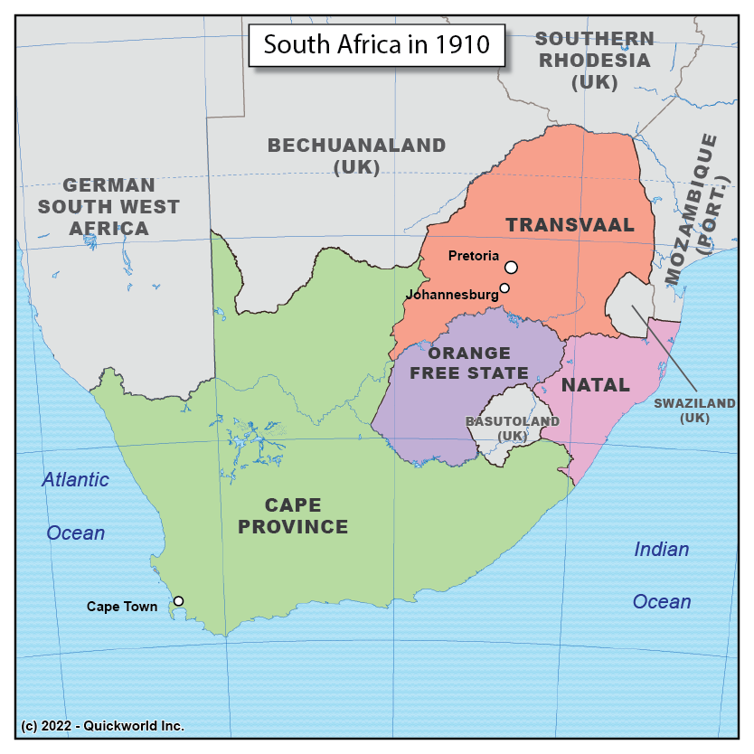 South Africa in 1910