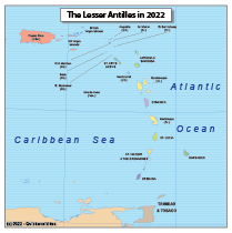 The Lesser Antilles in 2022