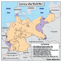 Germany's WW1 Territorial Losses