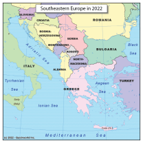 Southeastern Europe in 2022