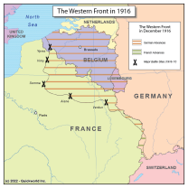 The Western Front in 1916
