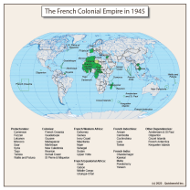 The French Colonial Empire in 1945