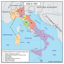 Italy in 1861