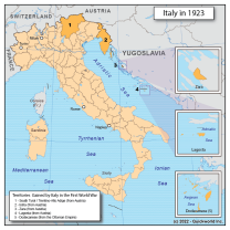Italy's WW1 Territorial Gains