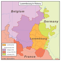Luxembourg in 1839