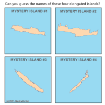 Four Elongated Islands