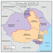 Romania's WW1 Territorial Gains