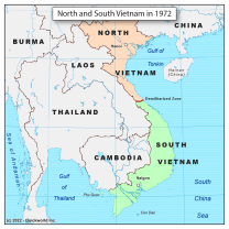 North and South Vietnam